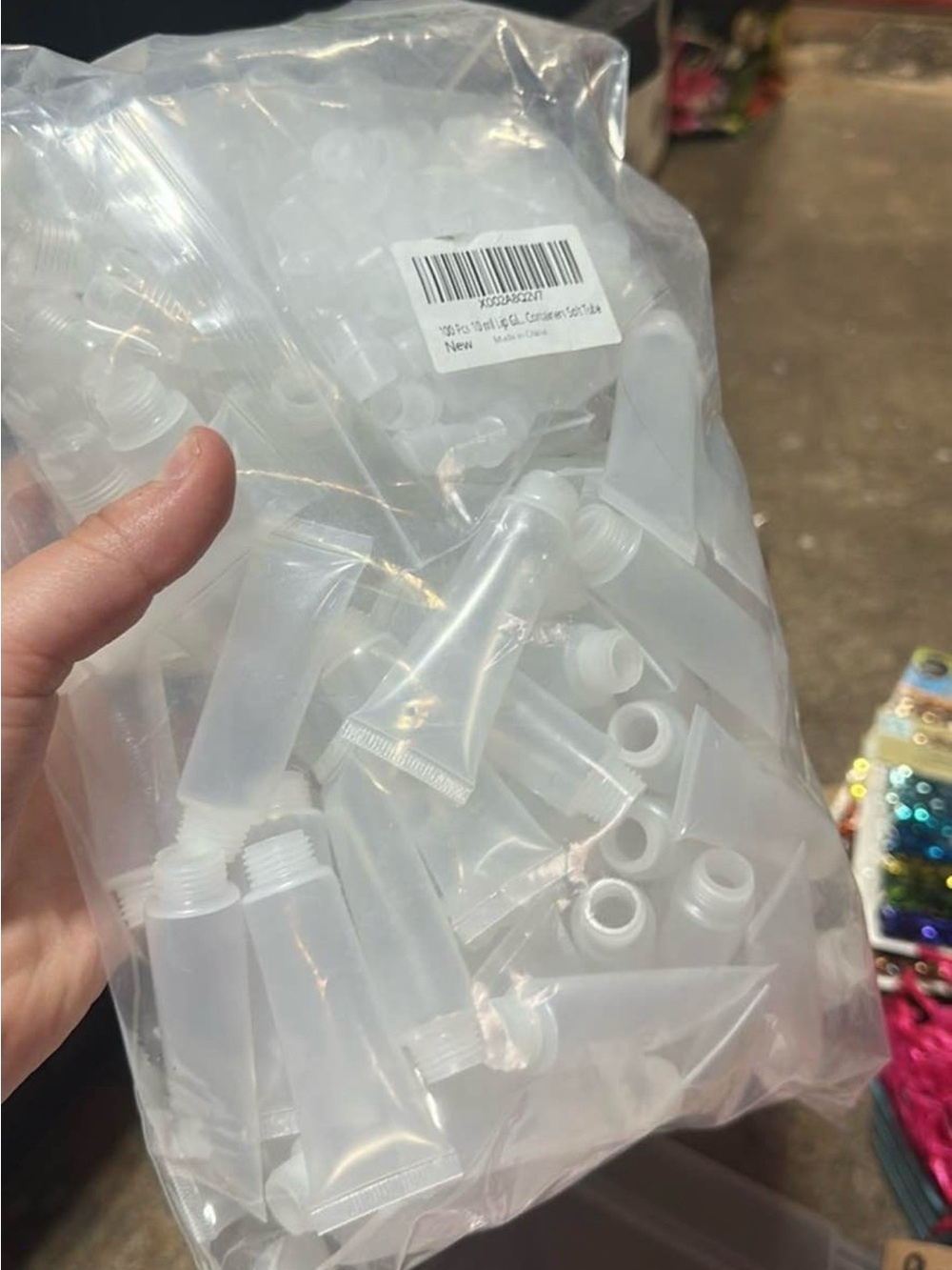 Clear Travel Squeeze Bottles - 100 Pack of Empty Plastic Tubes